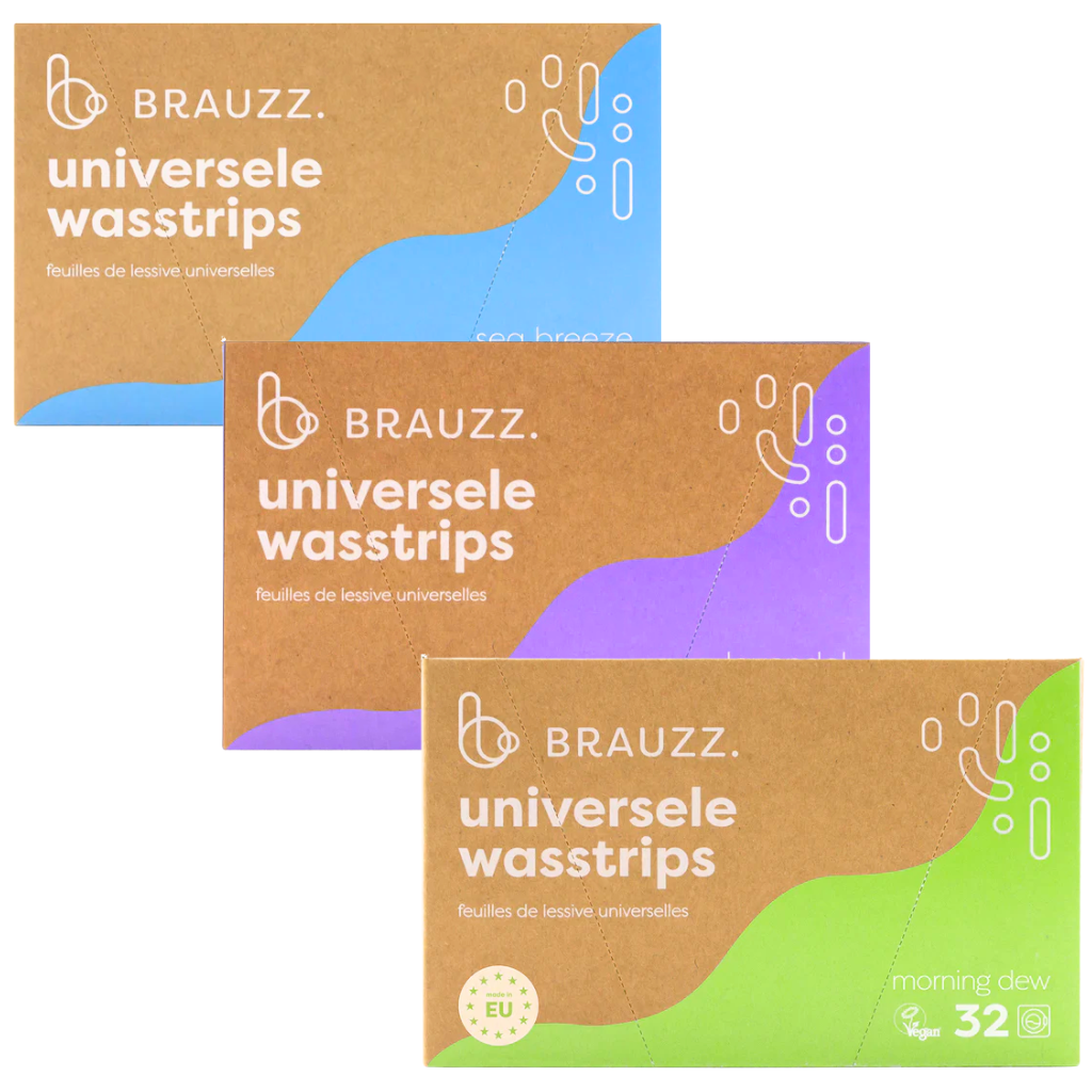 Brauzz wasstrips – 3 stuks - 96 wasbeurten