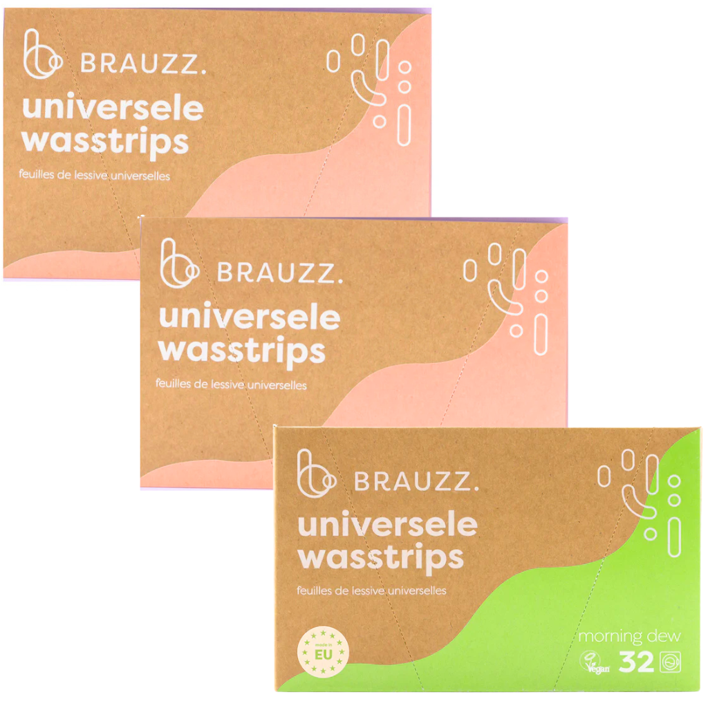 Brauzz wasstrips – 3 stuks - 96 wasbeurten