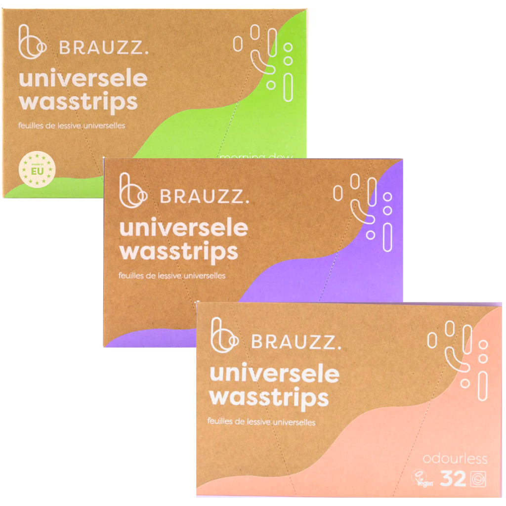 Brauzz wasstrips – 3 stuks - 96 wasbeurten
