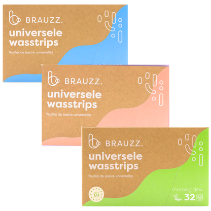 Brauzz wasstrips – 3 stuks - 96 wasbeurten