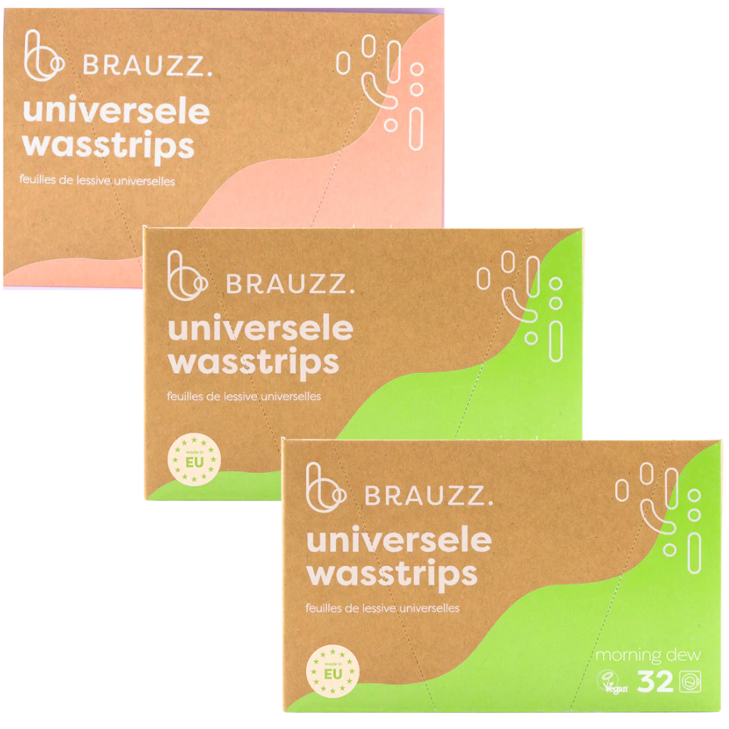 Brauzz wasstrips – 3 stuks - 96 wasbeurten