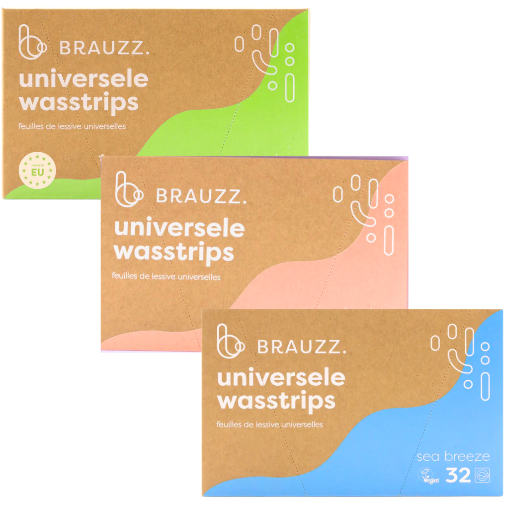 Brauzz wasstrips – 3 stuks - 96 wasbeurten