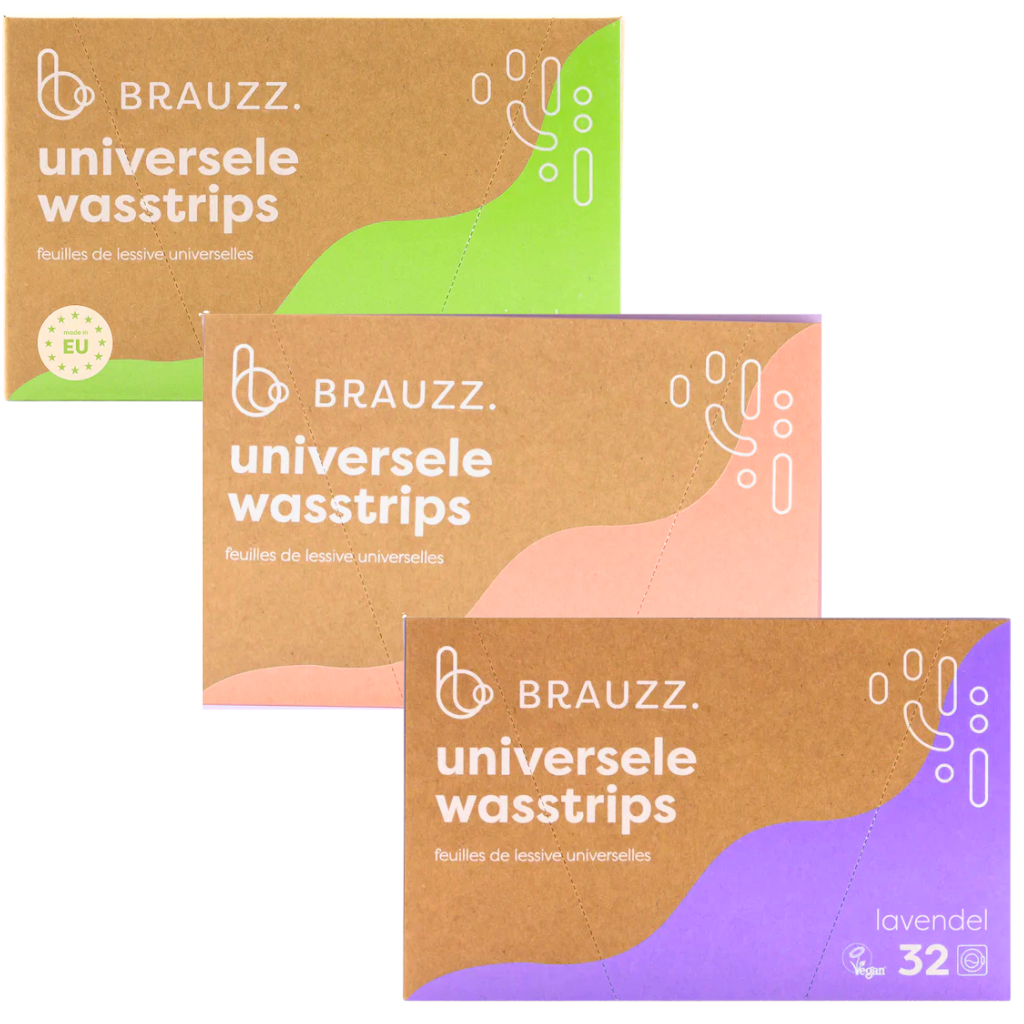 Brauzz wasstrips – 3 stuks - 96 wasbeurten