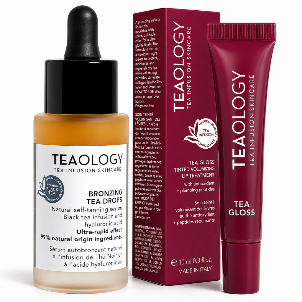 Teaology Bronzing Tea Drops + GRATIS Tea Gloss Volume Lip Treatment