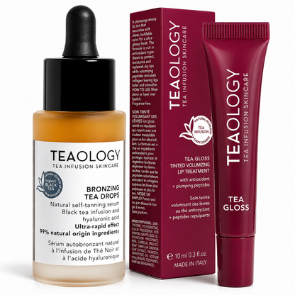 Teaology Bronzing Tea Drops + GRATIS Tea Gloss Volume Lip Treatment