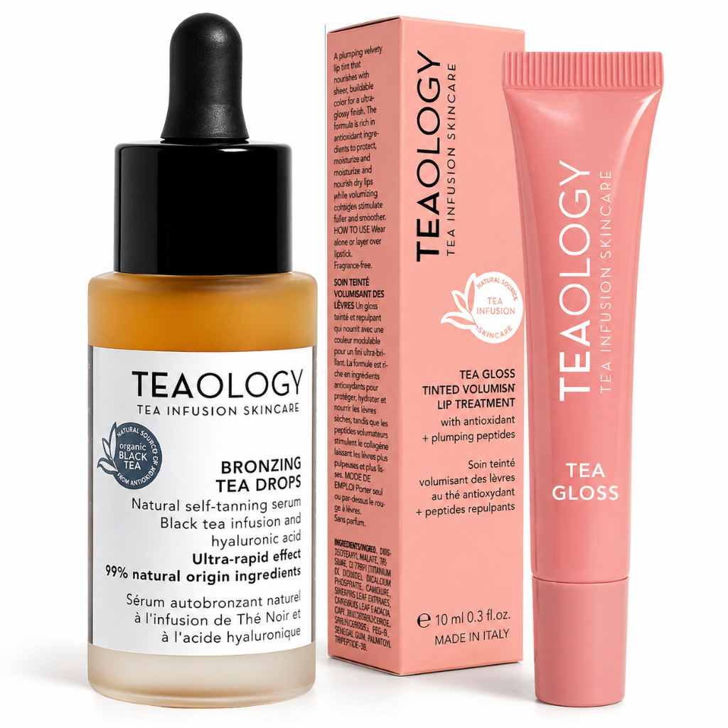 Teaology Bronzing Tea Drops + GRATIS Tea Gloss Volume Lip Treatment