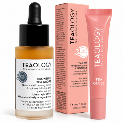 Teaology Bronzing Tea Drops + GRATIS Tea Gloss Volume Lip Treatment