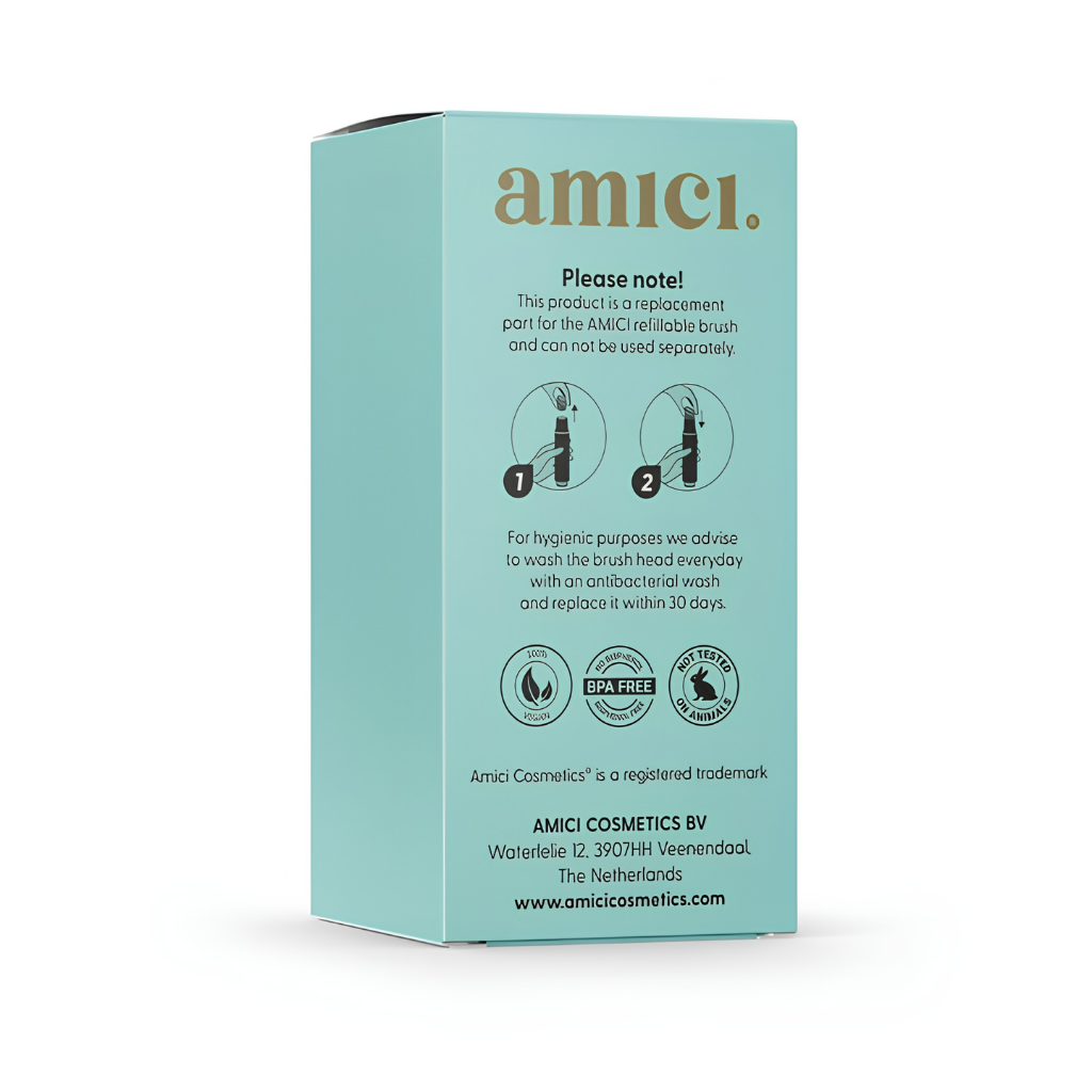 Amici - Opzetborstels (2 stuks)