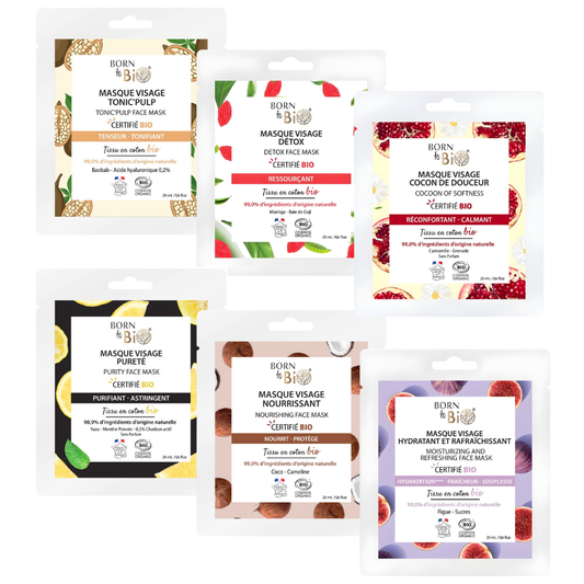 Promobundel Bio Cosmos Organic gezichtsmaskers - 6 stuks