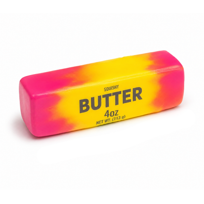 Squishy Butter Slow Rising Fidget - Rainbow (13cm)