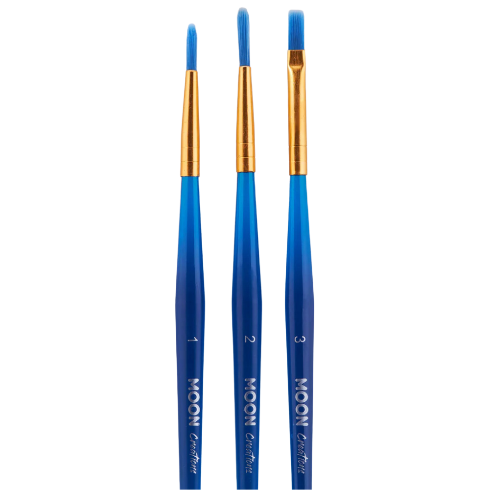 Face paint brushes - 3 stuks