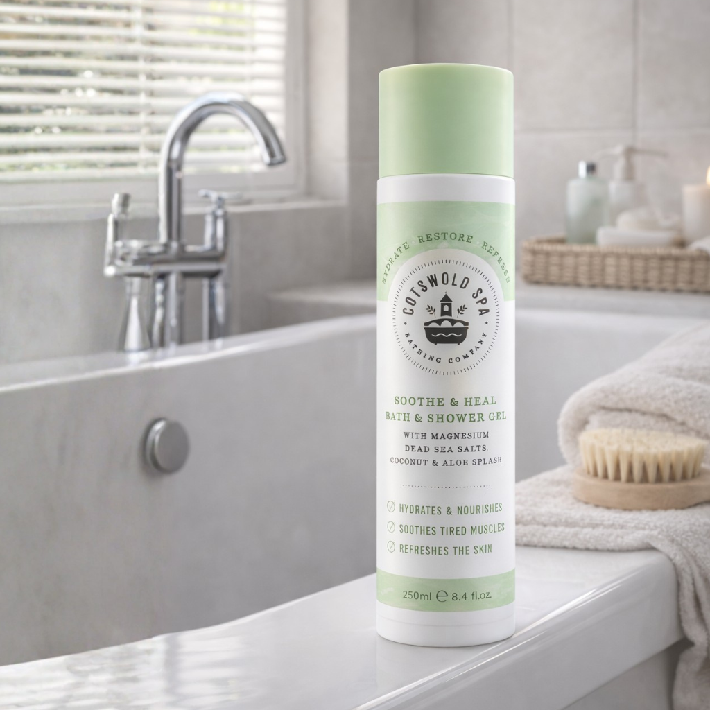Bad- & douchegel met dode zeezout - Coconut & aloe vera 250 ml