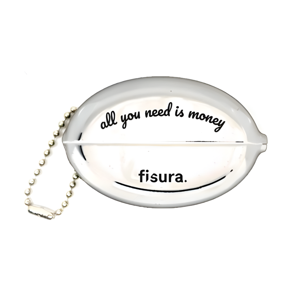 Retro muntenportemonnee met kliksluiting