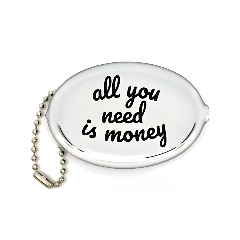 Retro muntenportemonnee met kliksluiting