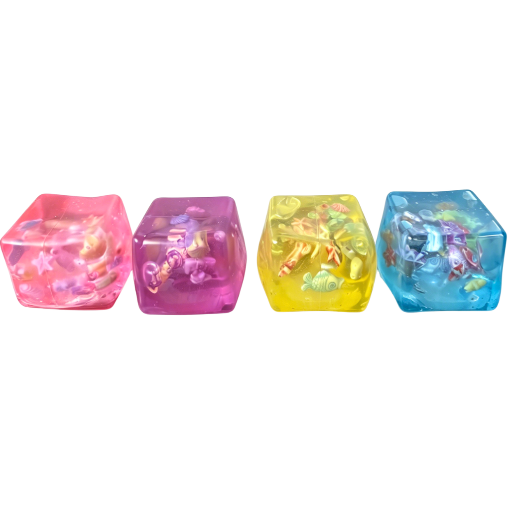 Squishy sugar cube fidget animals