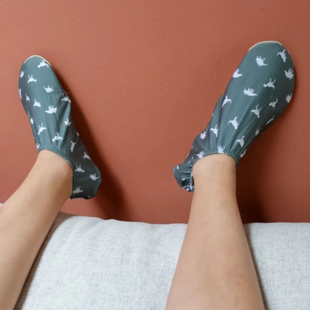 Slipstop antislip waterschoenen voor kinderen - Dino Green