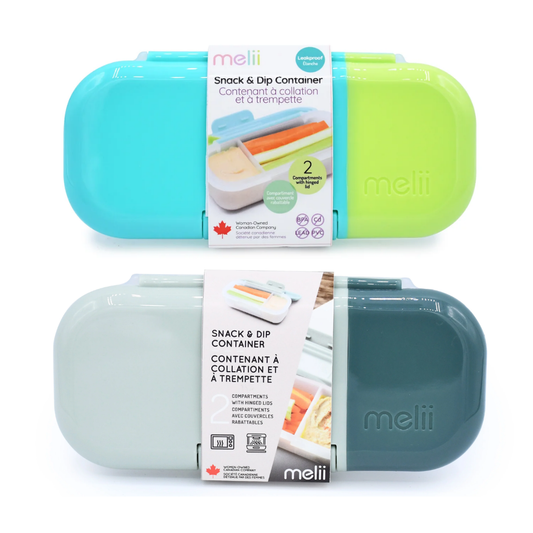 Melii - Snack & dip container - 2 stuks
