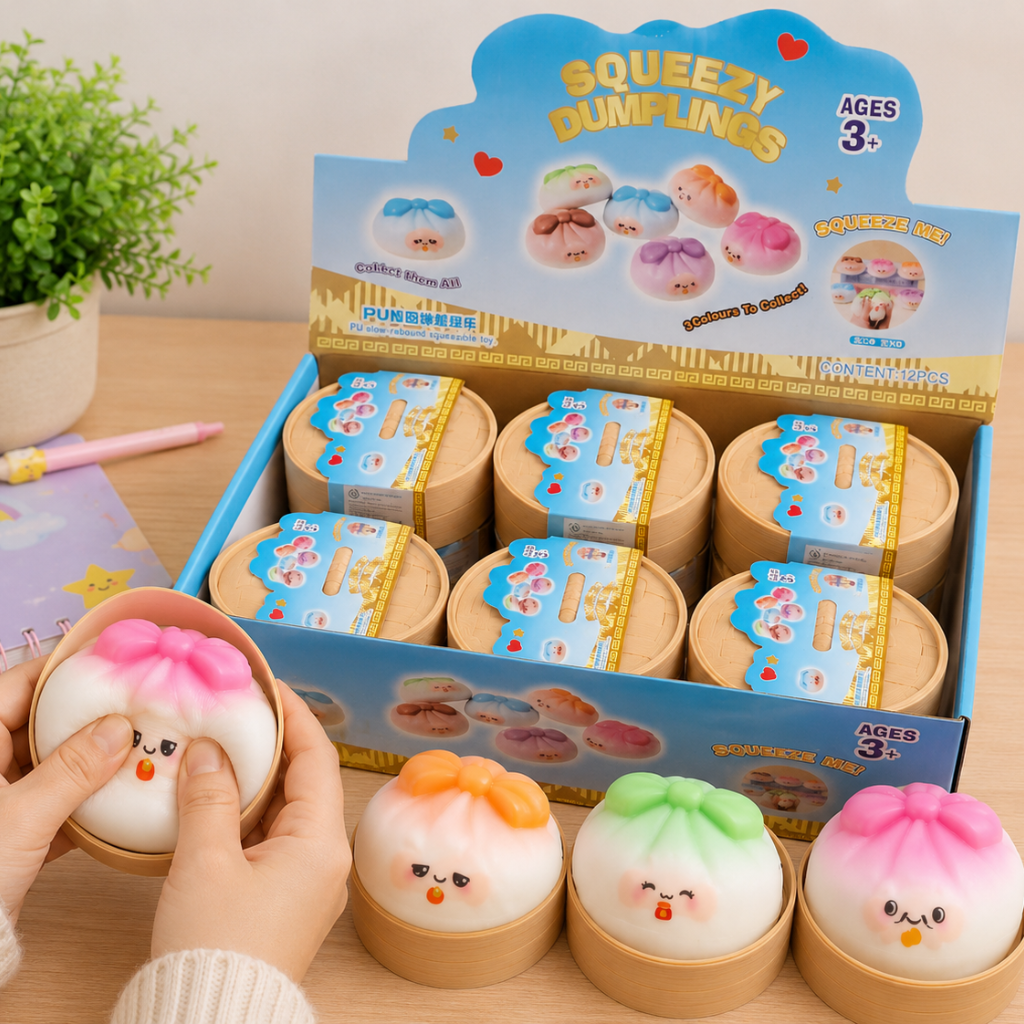 Mystery Squishy dumpling Fidget - PU Foam Slow Rising (8,5cm)