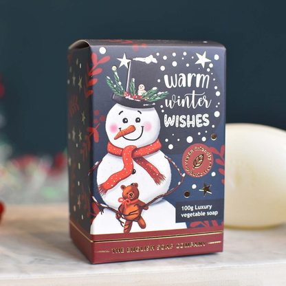 English soap geschenkverpakking - Snowman 100 gram