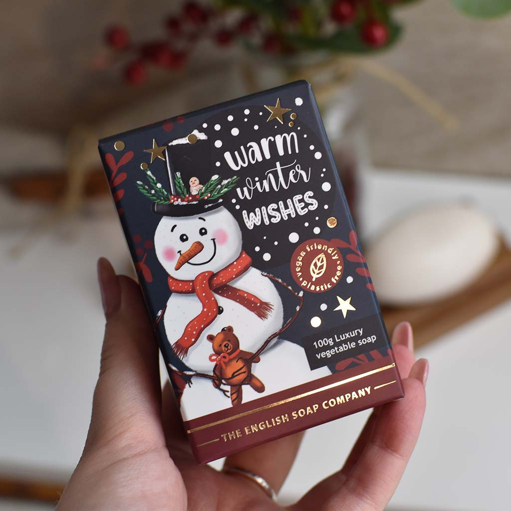 English soap geschenkverpakking - Snowman 100 gram