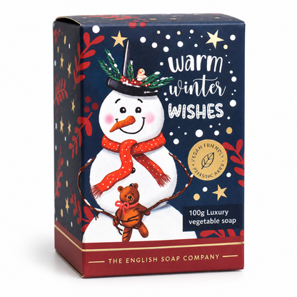 English soap geschenkverpakking - Snowman 100 gram