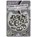 Ed the Cat spaakdecoratie glow in the dark - 12 stuks