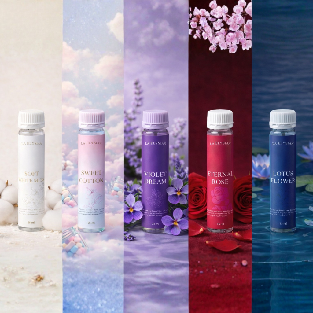 Elysian Home wasparfum - proefpakket met 5 geuren