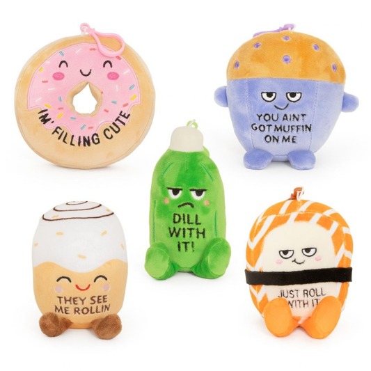 Snarky Food - Pluche Sleutelhangers