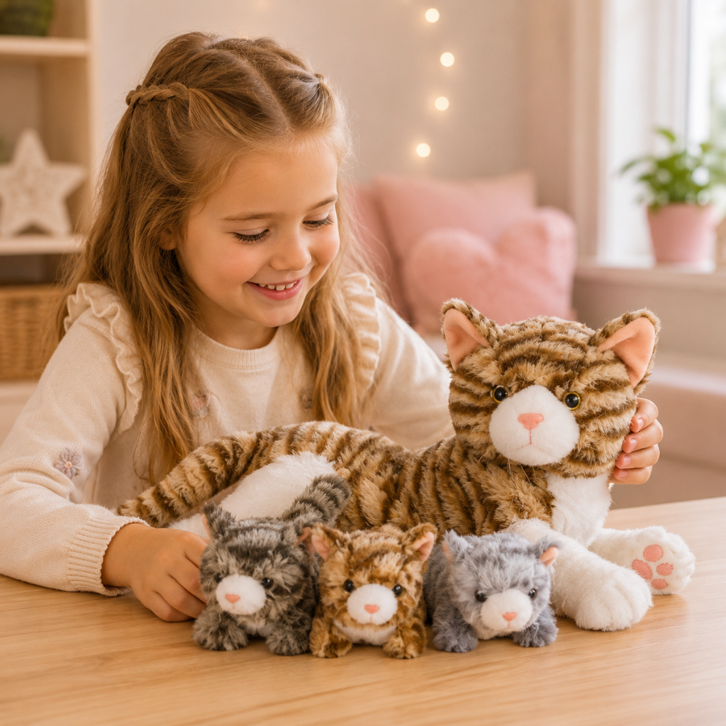 Cosy Plush Family - 4-delige set