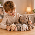 Cosy Plush Family - 4-delige set
