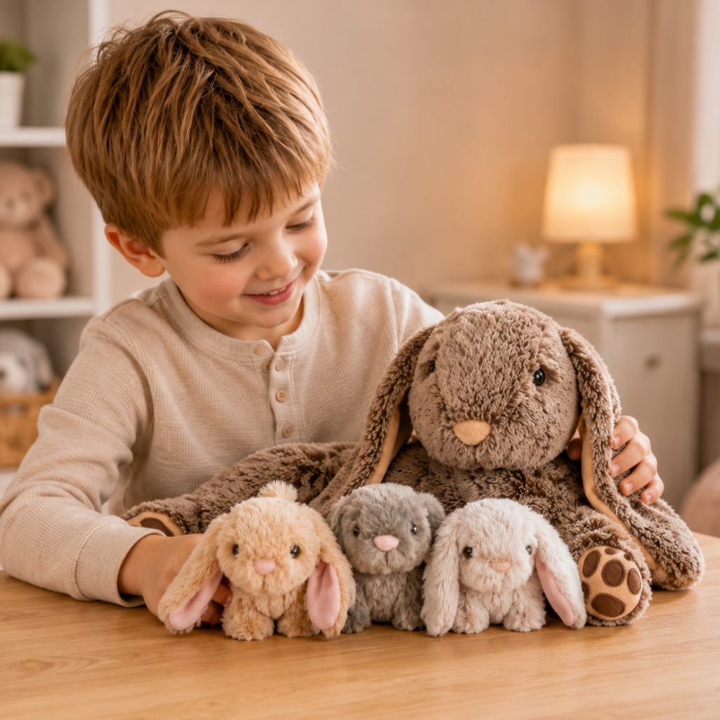 Cosy Plush Family - 4-delige set