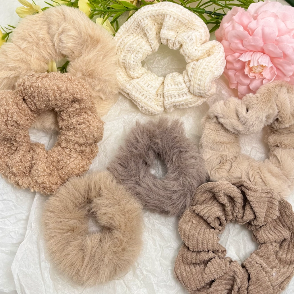 Scrunchie - Set van 7 elastische scrunchies