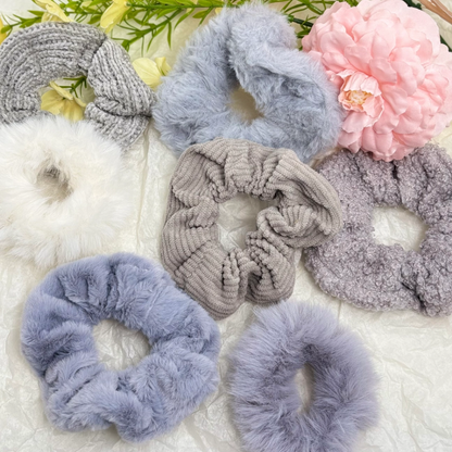 Scrunchie - Set van 7 elastische scrunchies