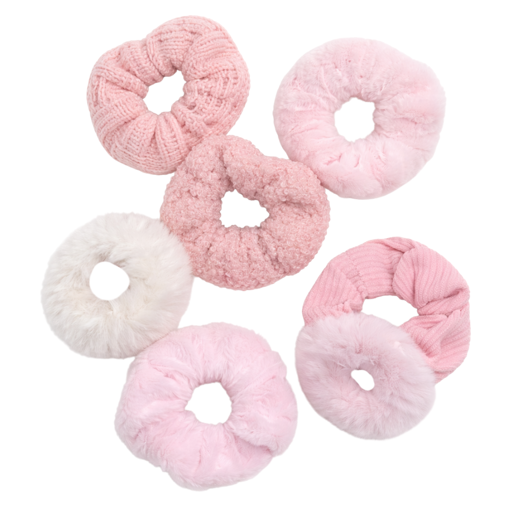 Scrunchie - Set van 7 elastische scrunchies