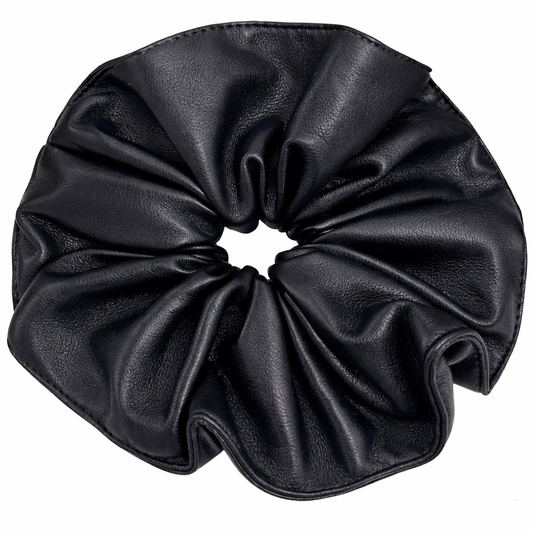 Scrunchie XL van kunstleer