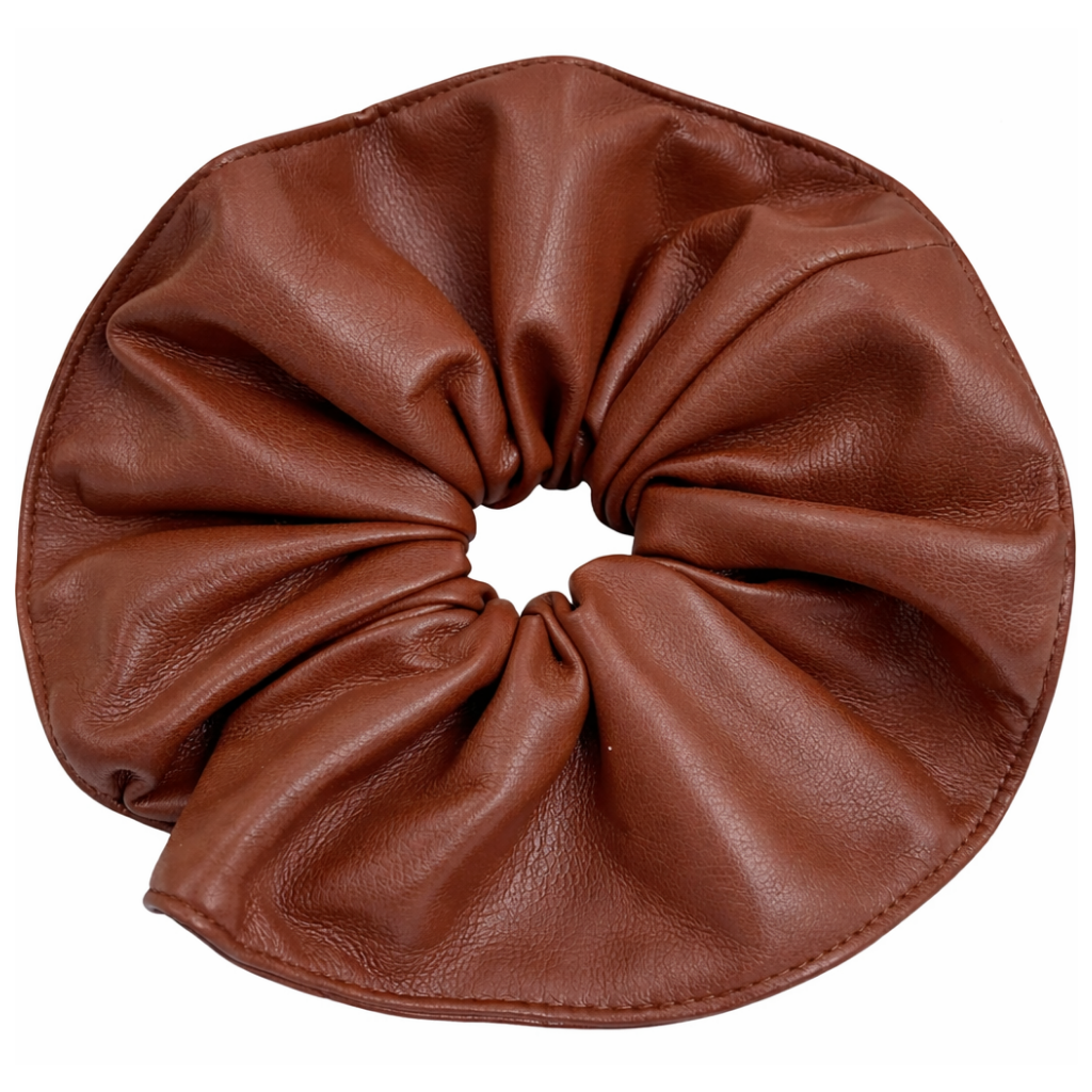 Scrunchie XL van kunstleer