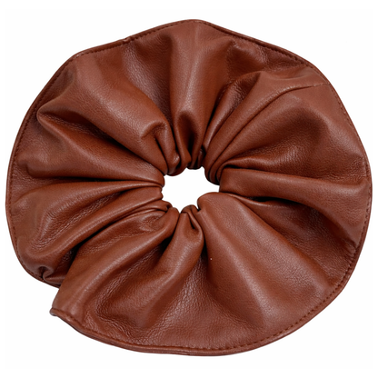 Scrunchie XL van kunstleer