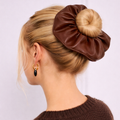 Scrunchie XL van kunstleer