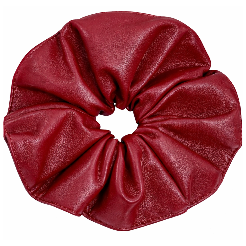 Scrunchie XL van kunstleer