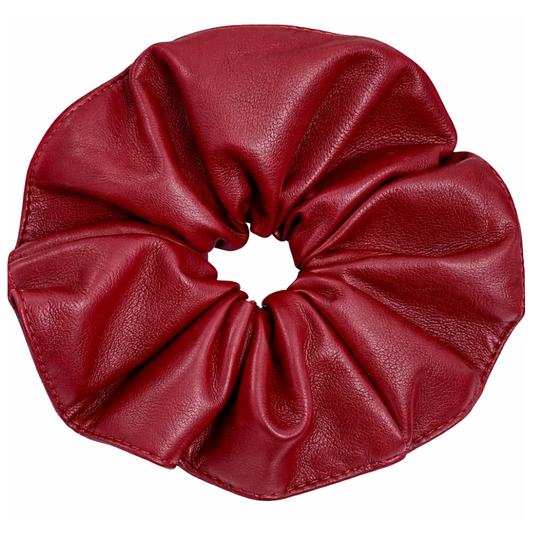 Scrunchie XL van kunstleer