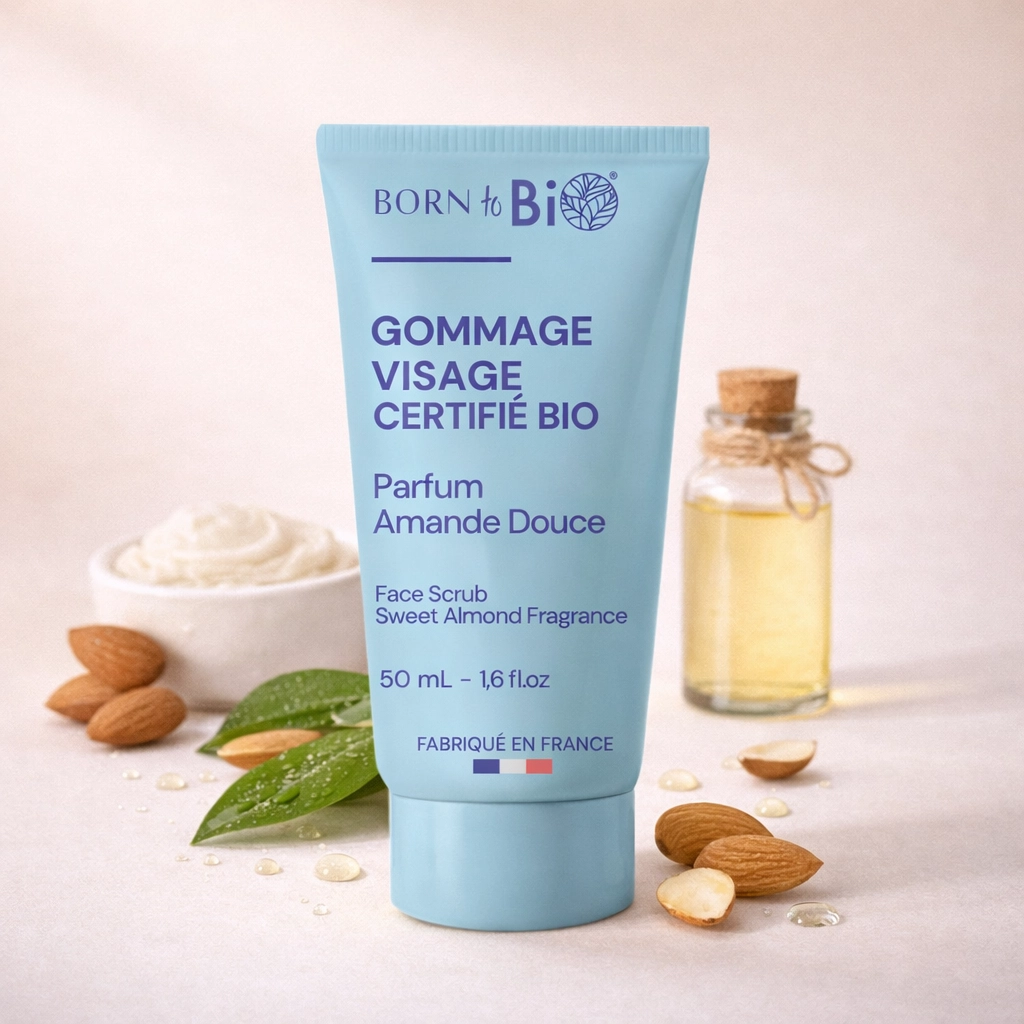Biologische Gezichtsscrub met Natuurlijke Korrels 50 ml