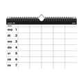 Familieplanner liggend 2026-2027 A4
