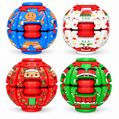 Fidget ball spinner Kerstmis
