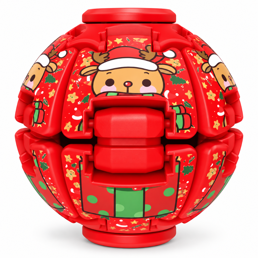 Fidget ball spinner Kerstmis