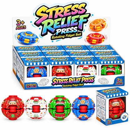 Fidget ball spinner Kerstmis
