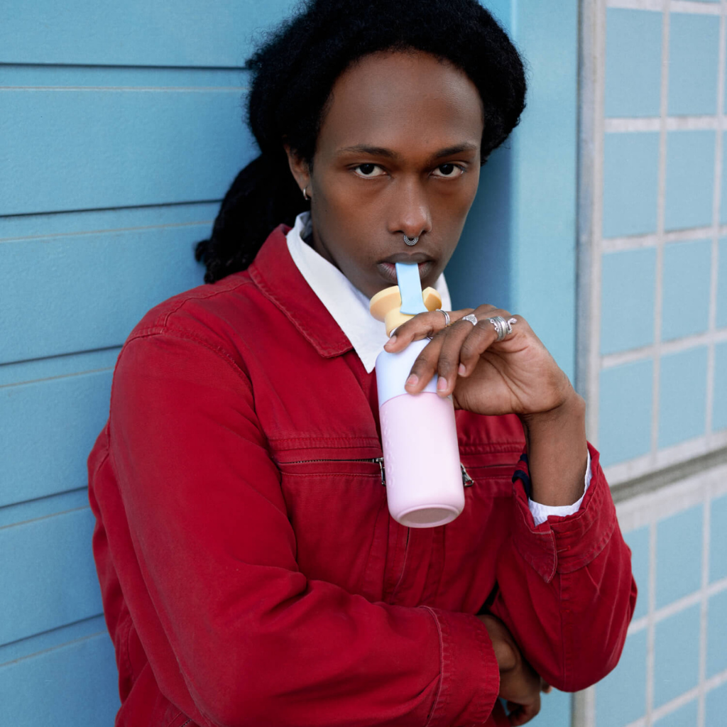 Dopper flip straw dop