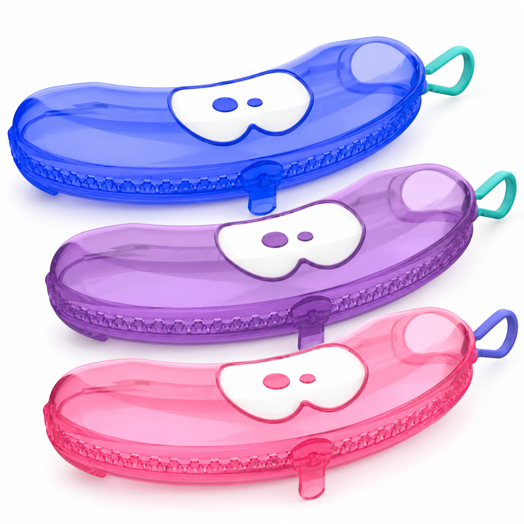 Fruitfriends Bananendoos - Transparant Neon