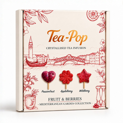 European Café Tea-Pop Geschenkset - 6 theesticks