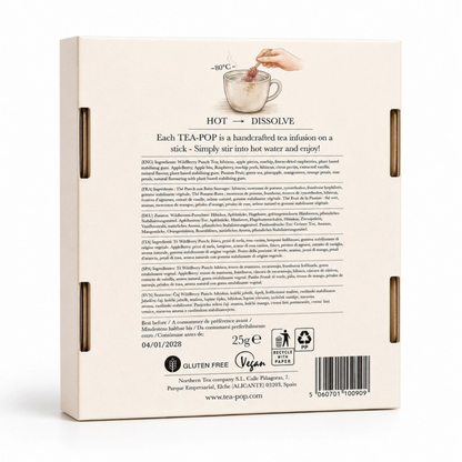 European Café Tea-Pop Geschenkset - 6 theesticks