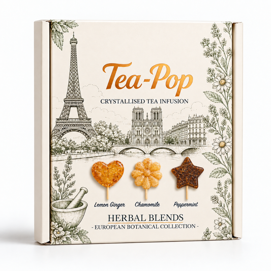 European Café Tea-Pop Geschenkset - 6 theesticks